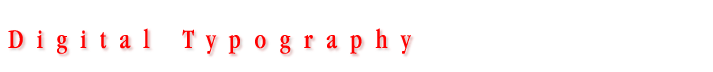 Digital Typography